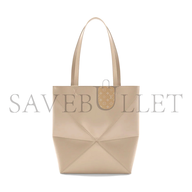 L0ew* medium puzzle fold tote in shiny calfskin a657g50x01 03 (31.5*25.5*14.5cm)